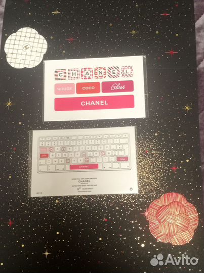 Наклейки на клавиатуру chanel