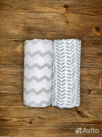 Большие пеленки из муслина