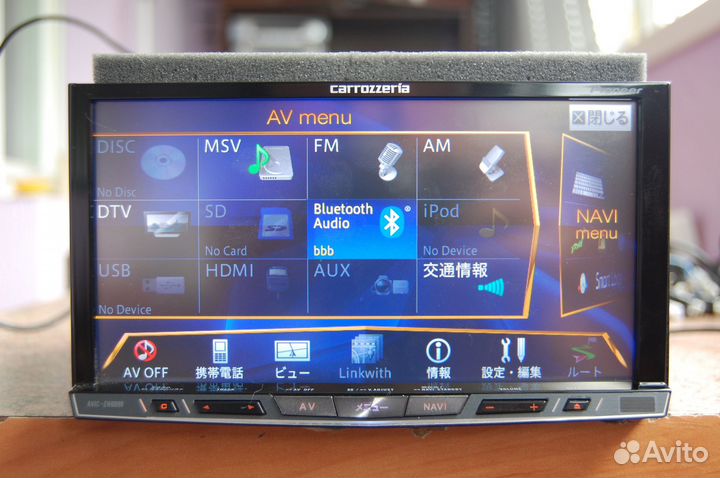 Автомагнитола pioneer carrozzeria avic zh 0099