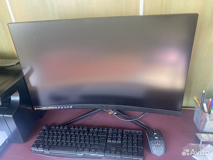 Компьютер intel core i7 с монитором msi27c4 curved