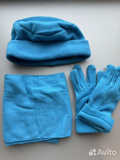 Шарф, шапка и шарф (набор)