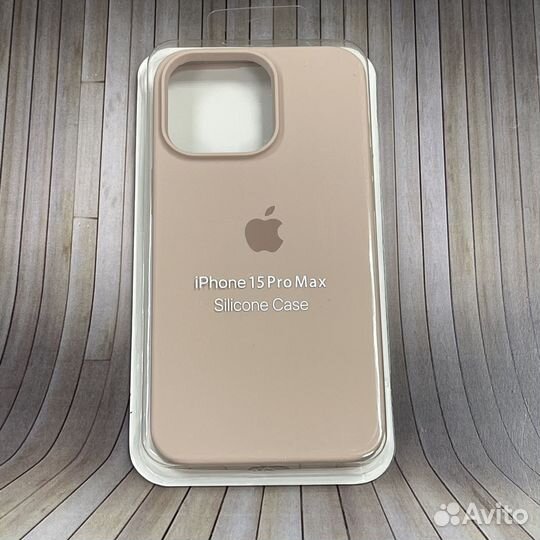 Чехол накладка iPhone 15 Pro Max Розовый песок