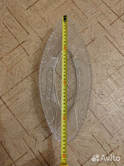 Салатница хрустальная СССР