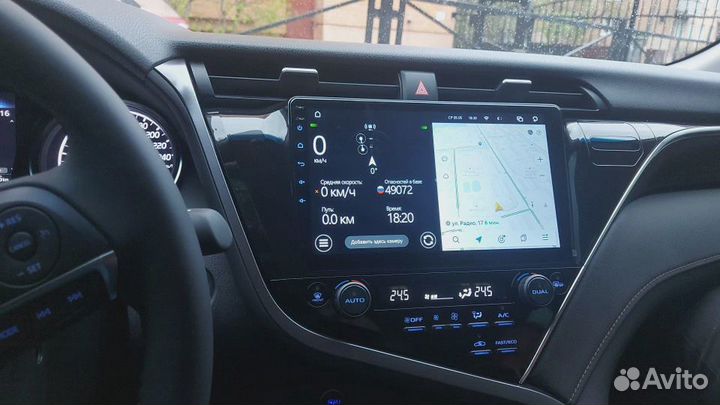 Toyota camry 70 android teyes штатная магнитола