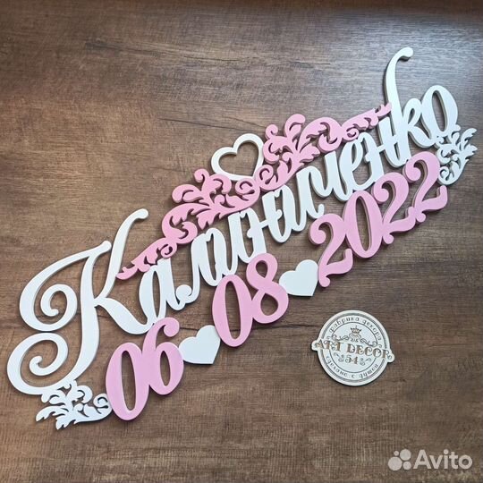 Свадебный хэштег фамилия дата