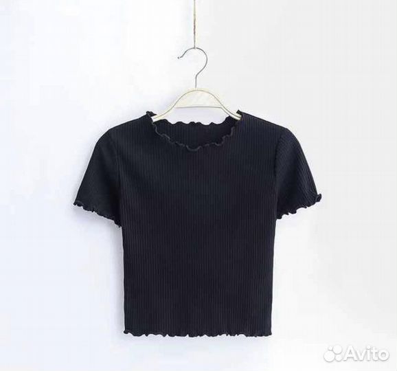 Черный топ s