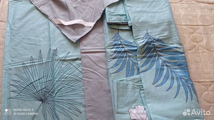 Комплект Постельного белья новый, 180 на 220 сатин