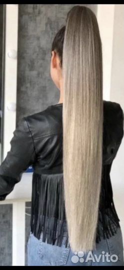 Хвост шиньон / накладной хвост на резинке