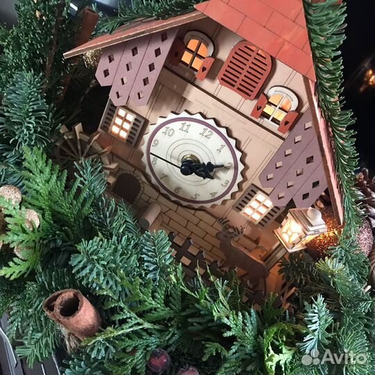 Новогодние Часы - Композиция с Нобилисом