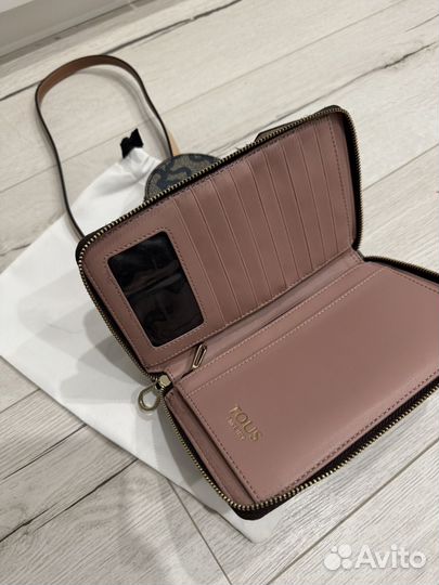 Сумка бумажник tous с монетницей
