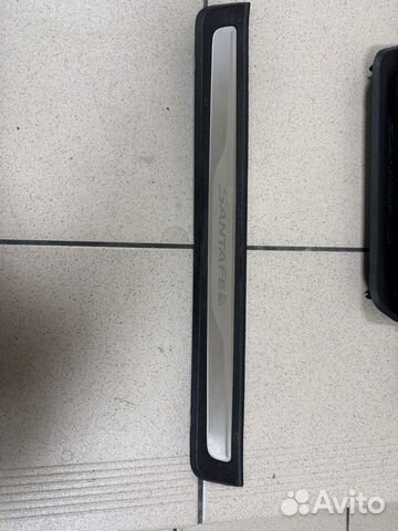 Накладка порога передняя левая hyundai santa fe 3