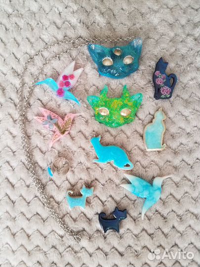 Украшения из смолы