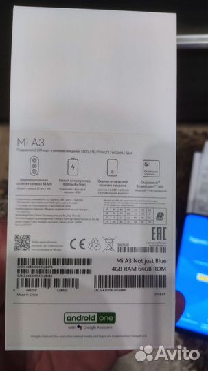 Xiaomi Mi A3, 4/64 ГБ