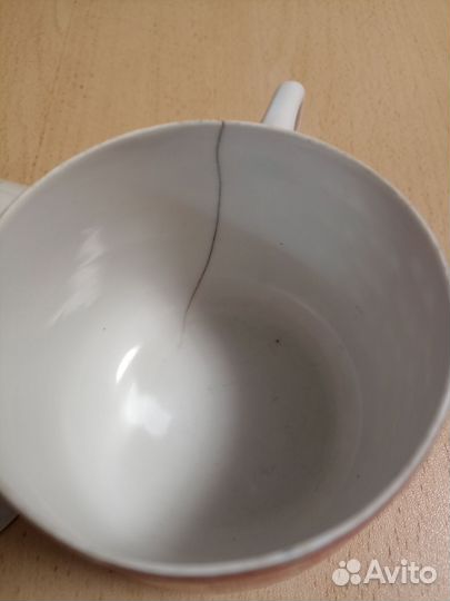 Чашка с блюдцем РСФСР