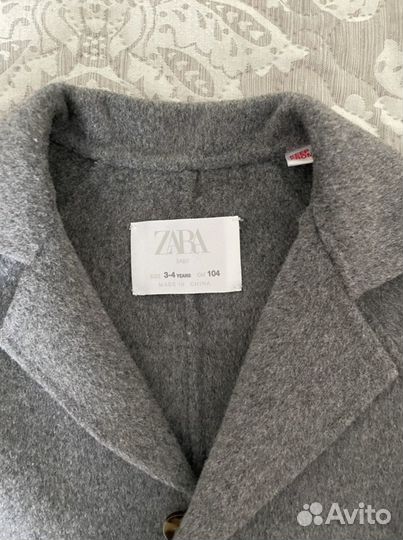 Пальто детское zara