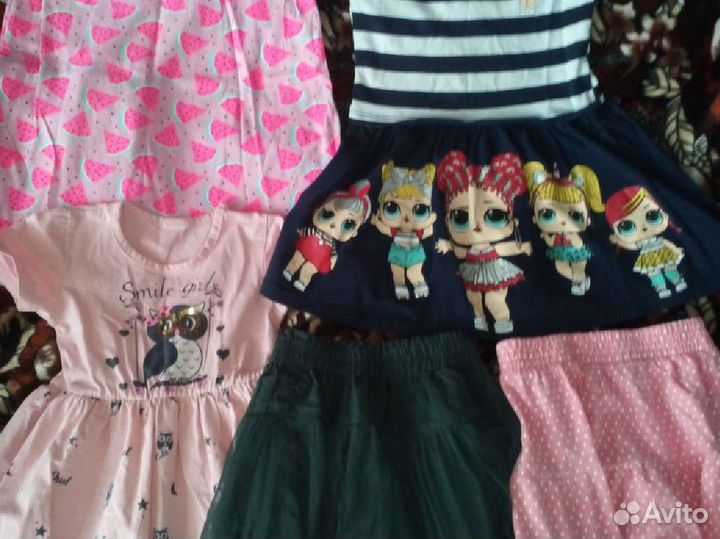 Вещи пакетом на девочку 92 98