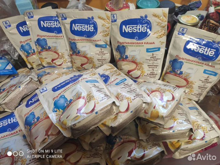 Детские каши молочные нестле,хайнц,пюре овощ фрукт