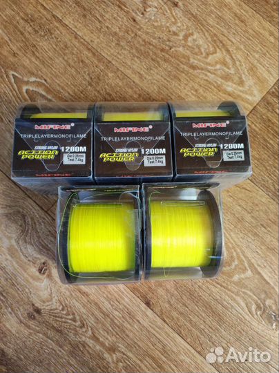 Леска карповая 1200 метров, 0.25мм mifine