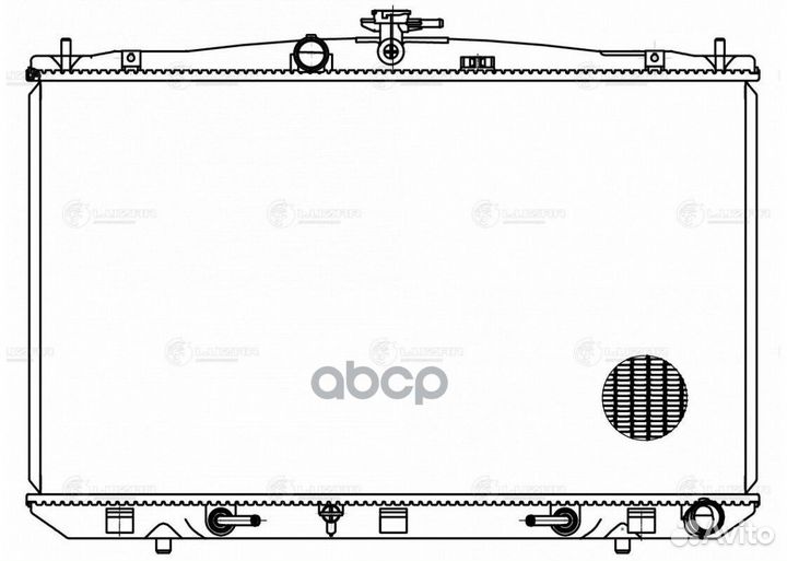 Радиатор охл. для а/м Lexus RX 350/450h (09) (LRc