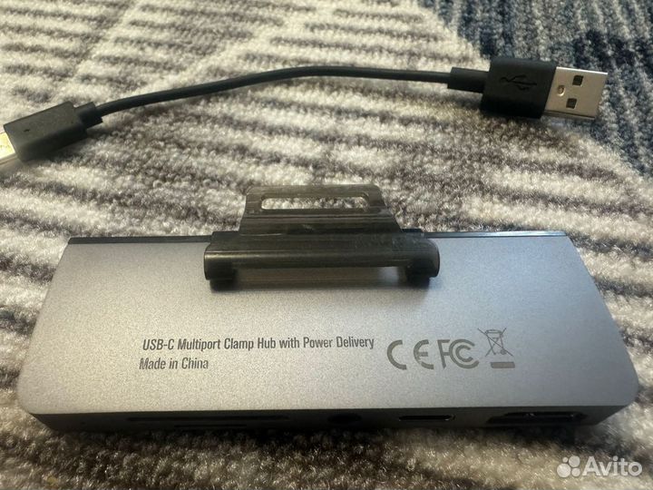 USB-C Multiport Clamp Hub