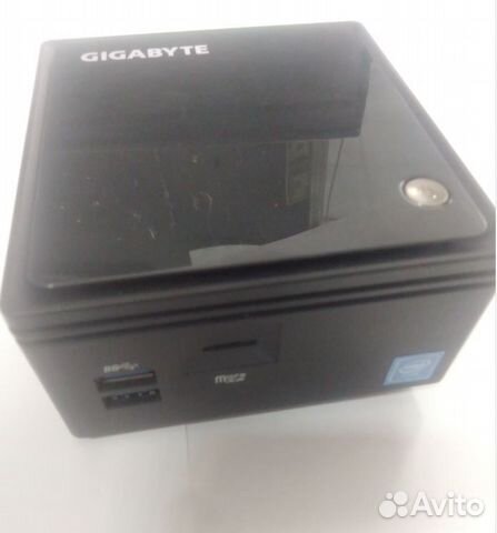 Неттоп gigabyte gb-bace-3000 (120Gb, 4gb озу, Wind