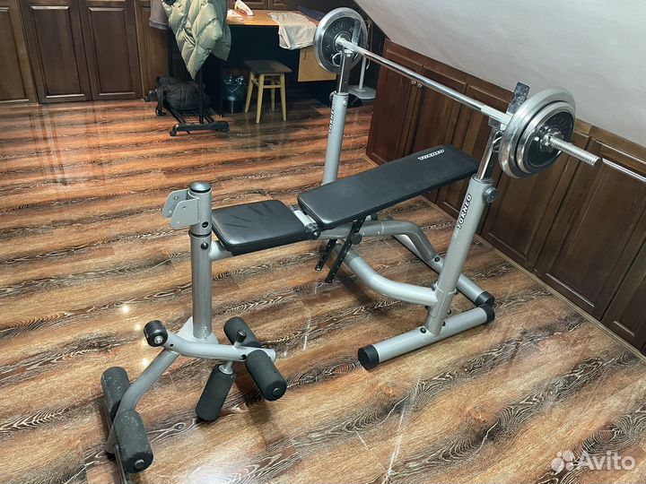Скамья для жима со стойками, пресса Torneo