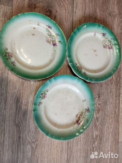 Сервиз супница тарелка конаково СССР 1934-1940