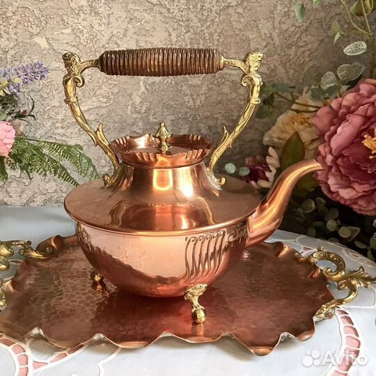 Чайник антикварный, 19 в, Германия