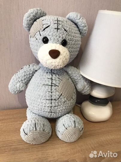 Мишка вязаный/ мишка Тедди/ игрушки