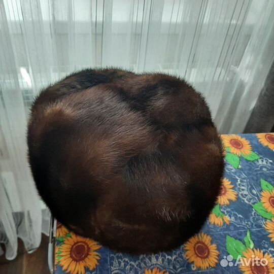 Норковая шапка мужская