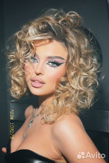 Укладка прическа