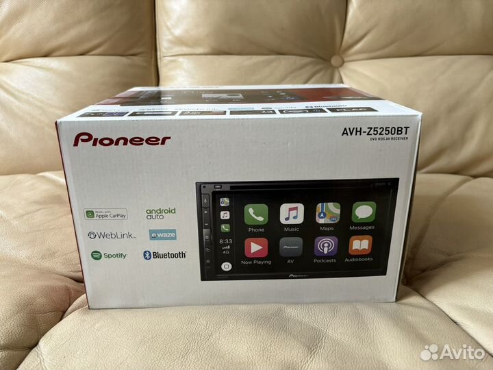 Автомагнитола 2 DIN Pioneer AVH-Z5250BT