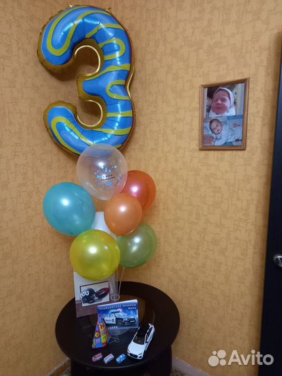 Воздушные шары цифры