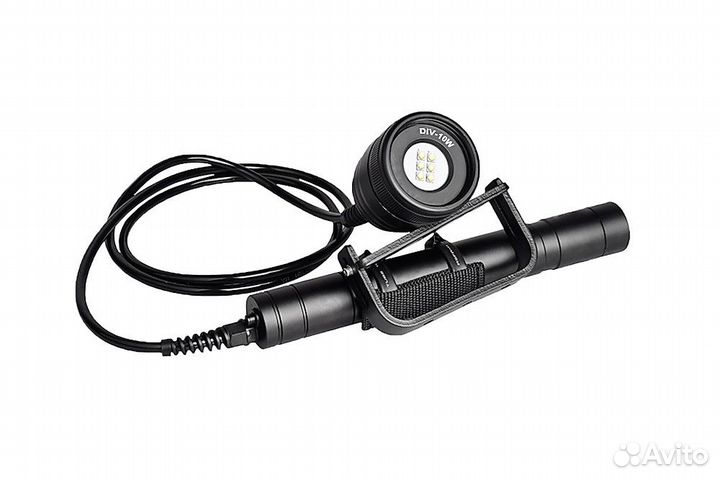 Подводный фонарь видеосвет канистровый 4500lm 200m