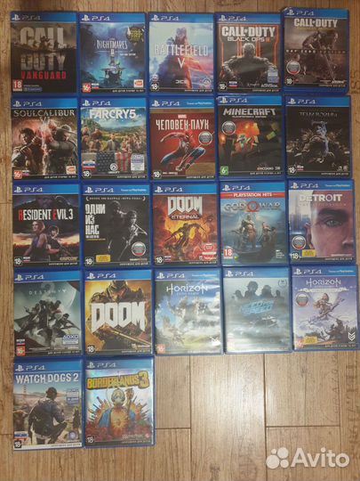 Диски на sony playstation 4