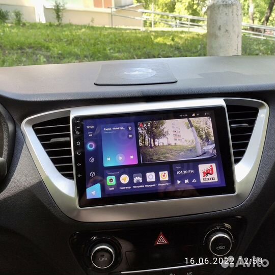 Магнитола Hyundai Solaris 2 Android