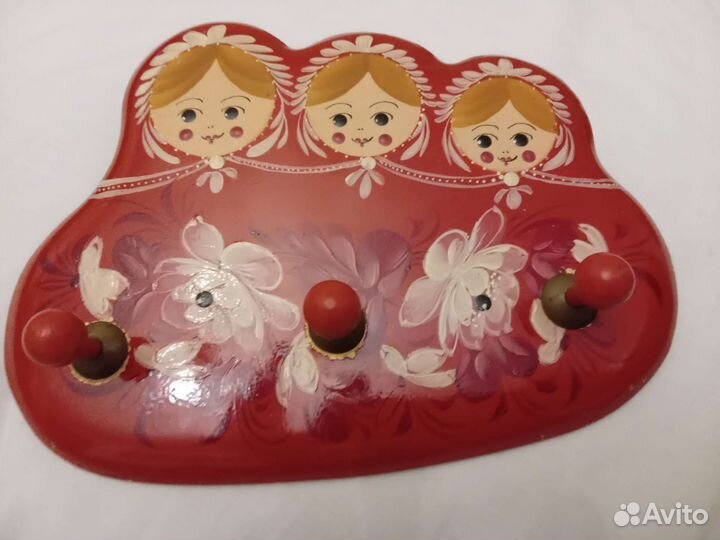 Вешалка СССР три матрёшки