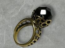 Кольцо с черным камнем