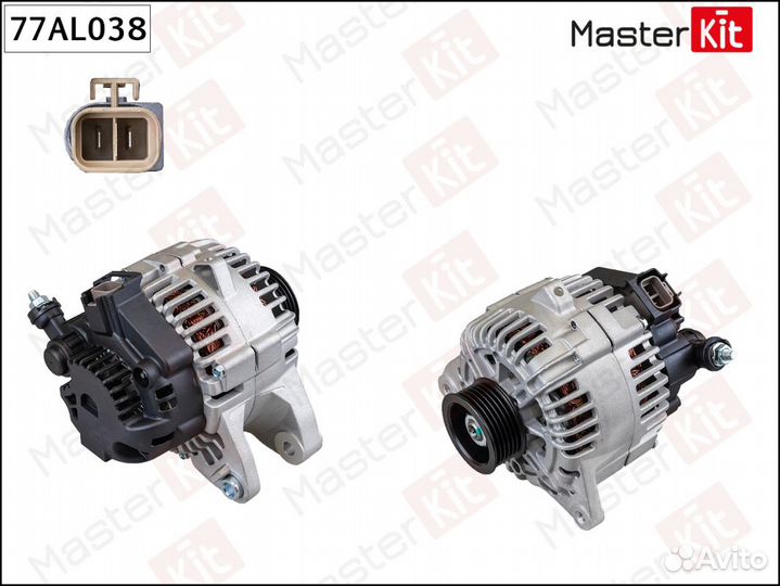 77AL038 Генератор hyundai santa FE 2.7 (14V 120A)