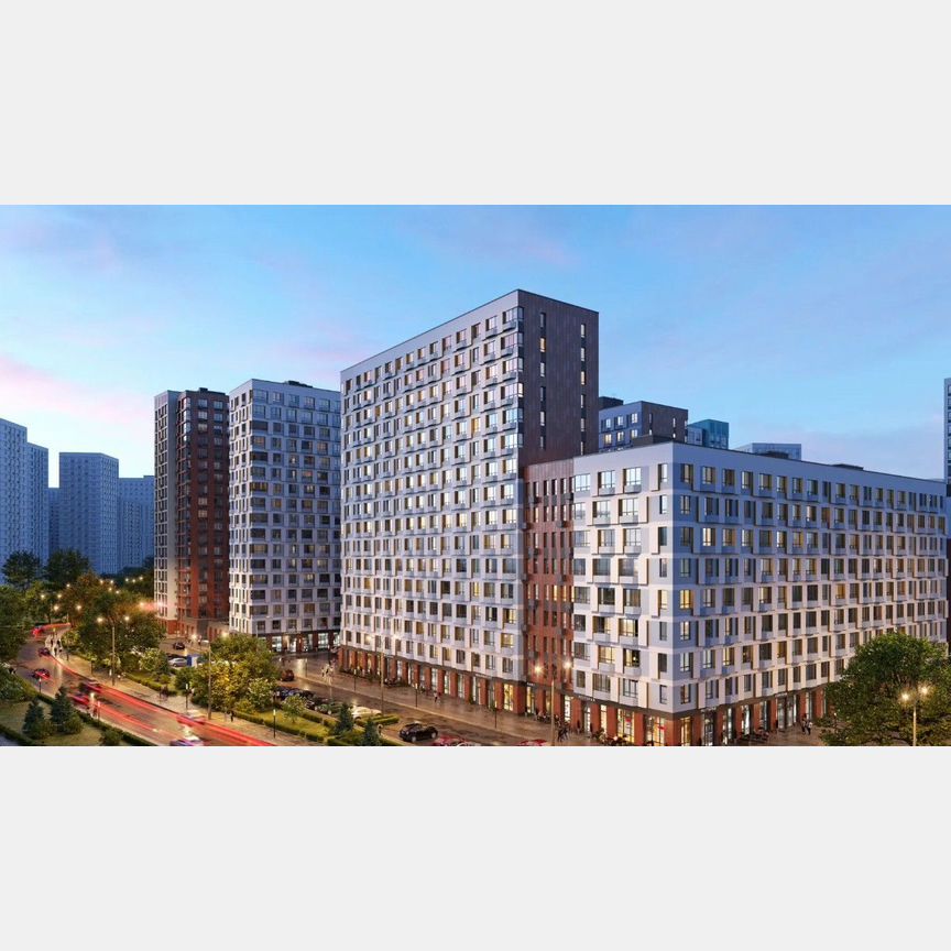 2-к. квартира, 52,8 м², 5/23 эт.