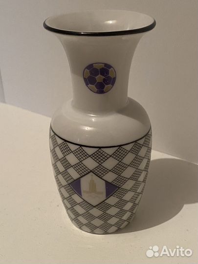 Сувенирная ваза олимпиада Москва -80 лфз