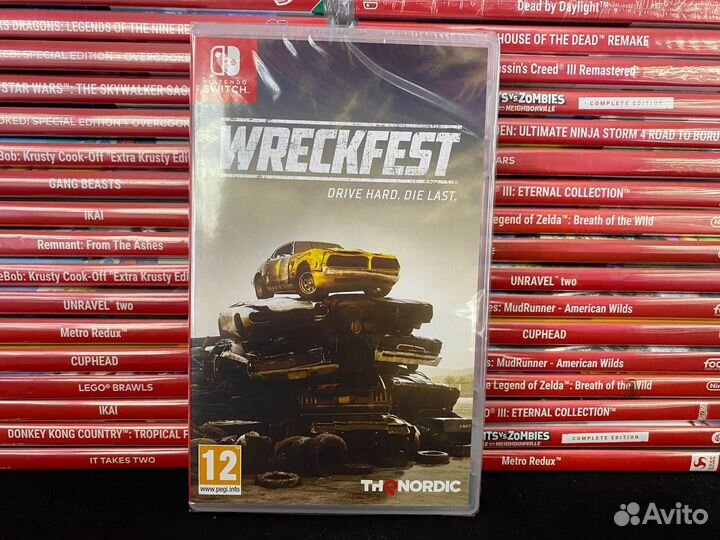 Nintendo Switch Wreckfest (Новый)