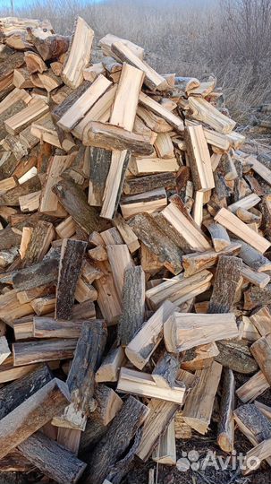 Дрова колотые сухие