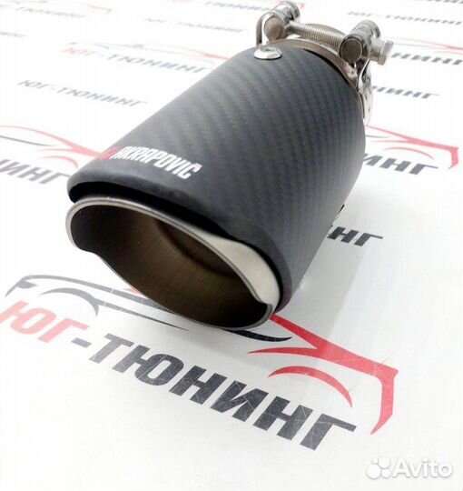 Насадка на выхлоп одинарная Akrapovic art sport