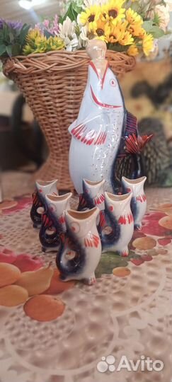 Коньячный набор Рыбки