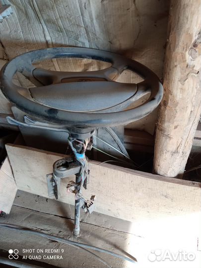 Руль на классику в сборе