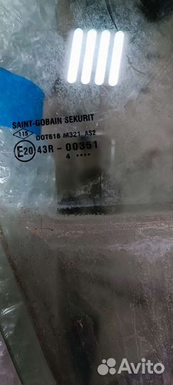 Стекло переднее правое renault logan 2