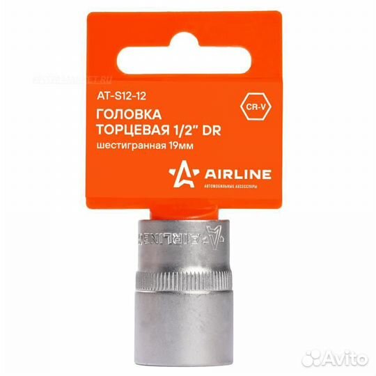 Airline AT-S12-12 Головка торцевая 1/2 DR шестигра