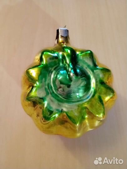 Ёлочная игрушка СССР. цветок Георгин