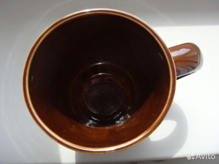 Керамическая кружка произведена в СССР 70-х годах